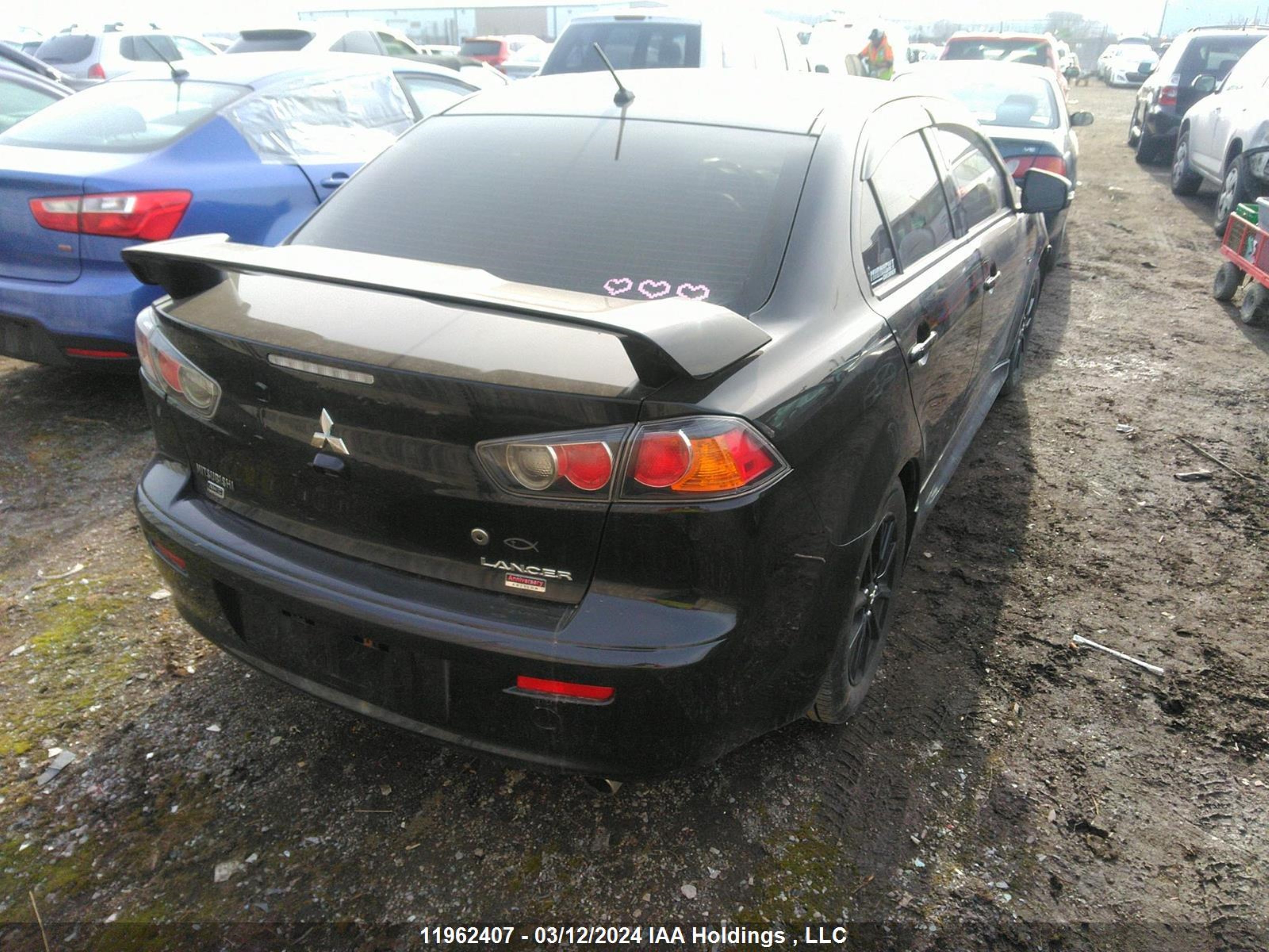 Photo 3 VIN: JA32V2FW5HU607340 - MITSUBISHI LANCER 