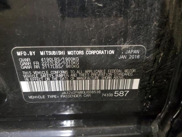 Photo 9 VIN: JA32V2FW9GU008536 - MITSUBISHI LANCER ES 