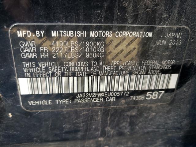 Photo 9 VIN: JA32V2FWXEU005772 - MITSUBISHI LANCER SE 