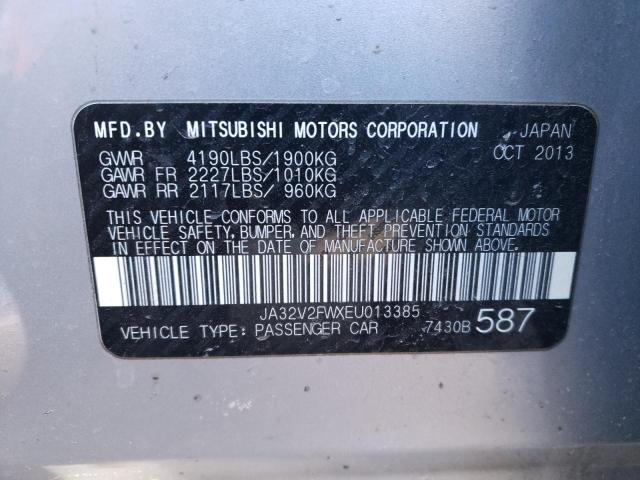 Photo 11 VIN: JA32V2FWXEU013385 - MITSUBISHI LANCER SE 