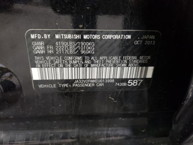 Photo 9 VIN: JA32V2FWXEU013998 - MITSUBISHI LANCER SE 