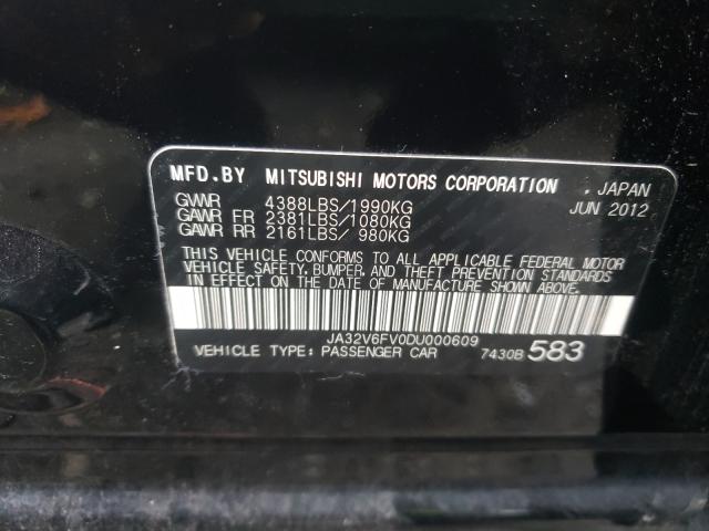 Photo 9 VIN: JA32V6FV0DU000609 - MITSUBISHI LANCER RAL 