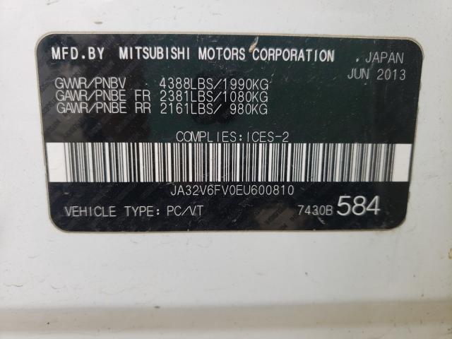 Photo 9 VIN: JA32V6FV0EU600810 - MITSUBISHI LANCER RAL 