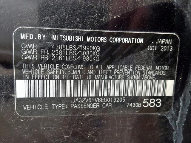 Photo 9 VIN: JA32V6FV6EU013205 - MITSUBISHI LANCER RAL 