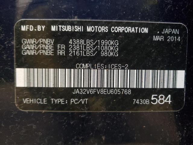 Photo 11 VIN: JA32V6FV8EU605768 - MITSUBISHI LANCER RAL 