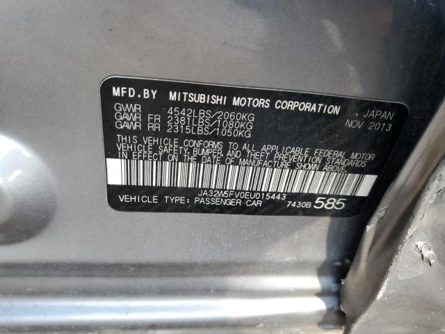 Photo 12 VIN: JA32W5FV0EU015443 - MITSUBISHI EVO 