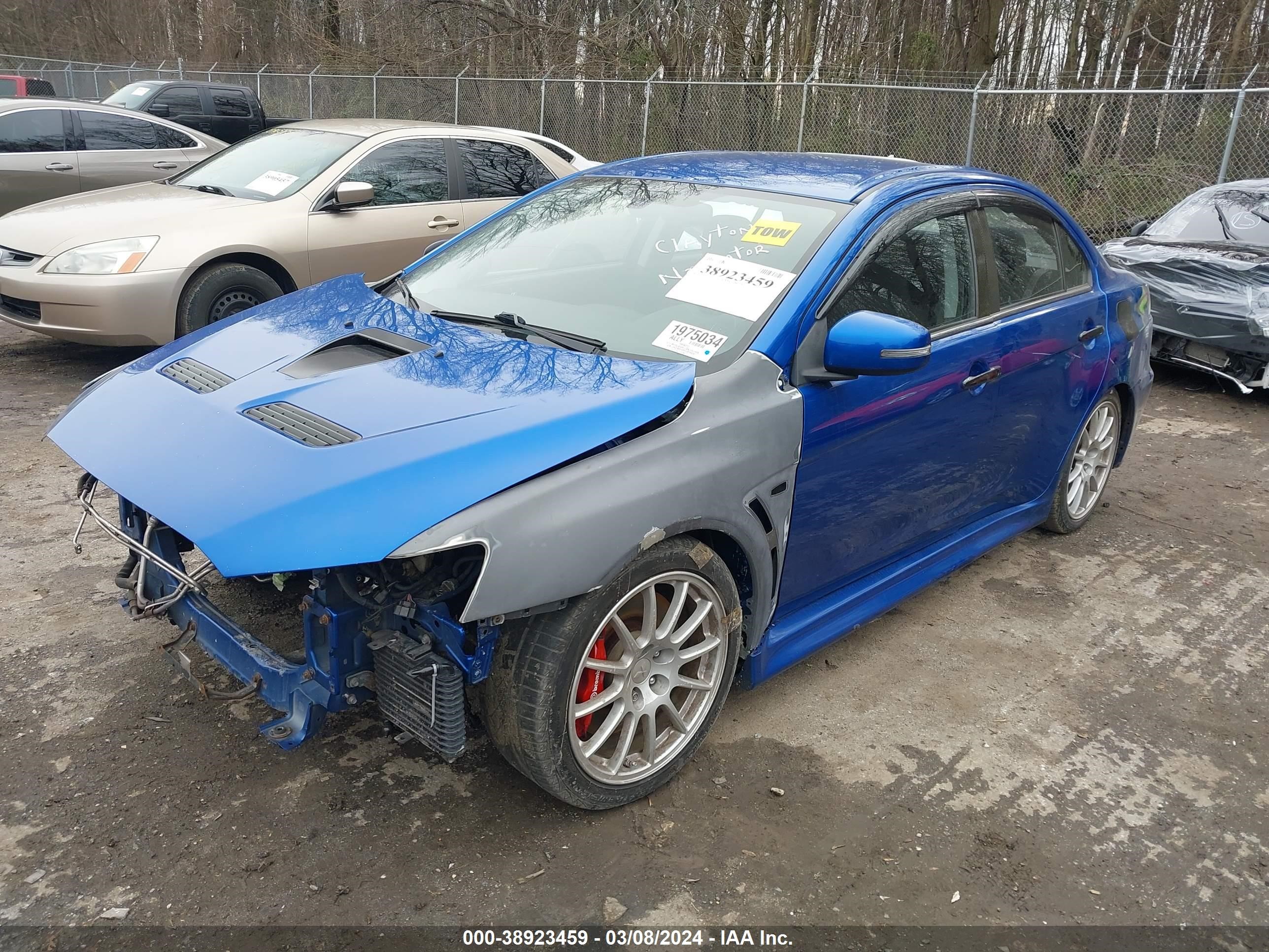 Photo 1 VIN: JA32W5FV5FU009638 - MITSUBISHI LANCER EVOLUTION 