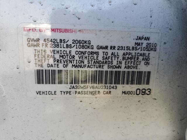 Photo 11 VIN: JA32W5FV6AU031043 - MITSUBISHI EVO 