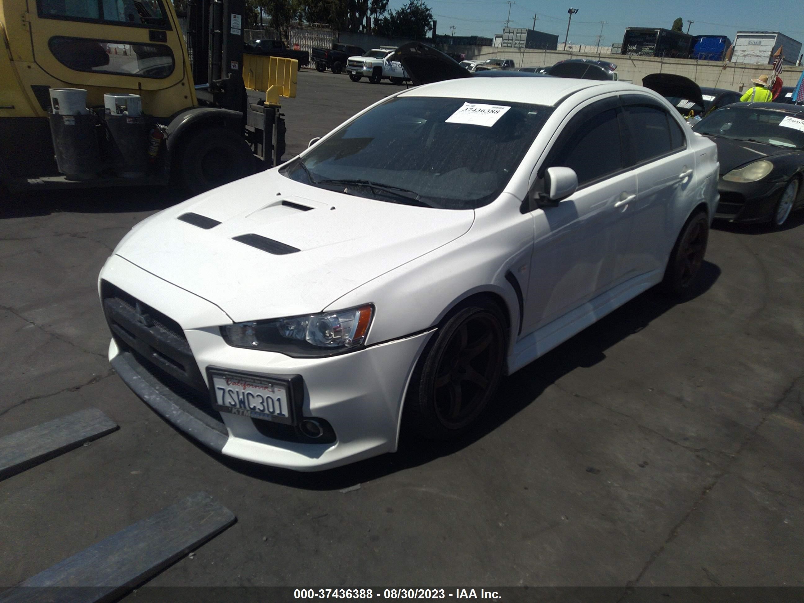 Photo 1 VIN: JA32W8FV6EU014203 - MITSUBISHI LANCER EVOLUTION 