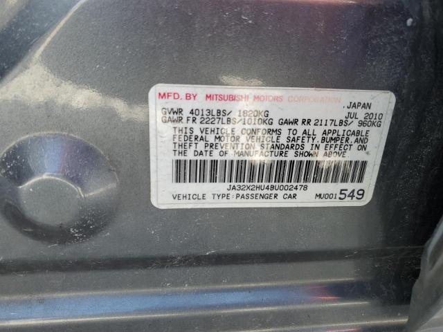 Photo 11 VIN: JA32X2HU4BU002478 - MITSUBISHI LANCER 