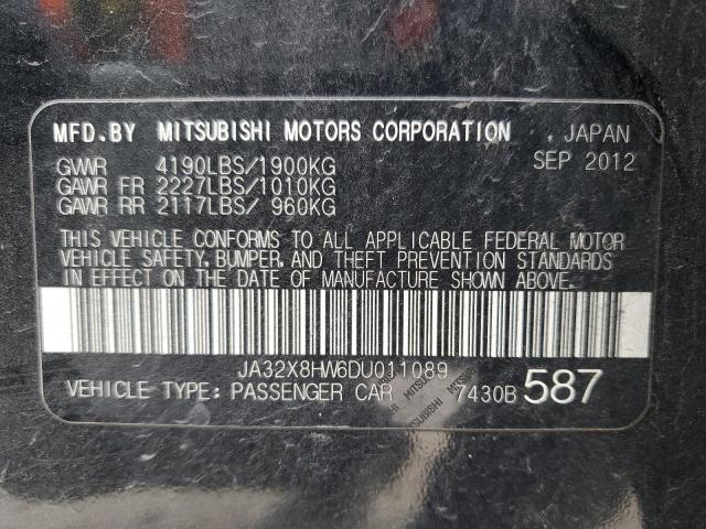 Photo 11 VIN: JA32X8HW6DU011089 - MITSUBISHI LANCER 