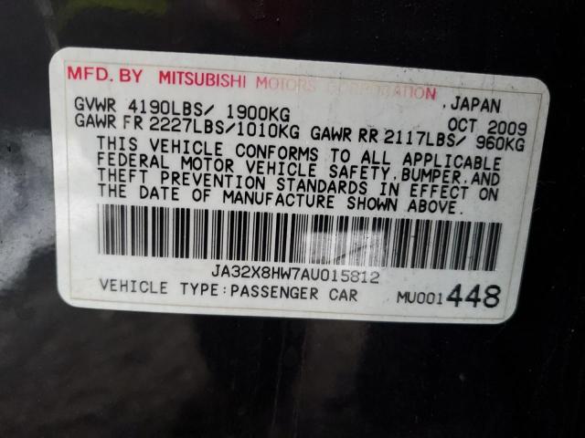 Photo 11 VIN: JA32X8HW7AU015812 - MITSUBISHI LANCER 