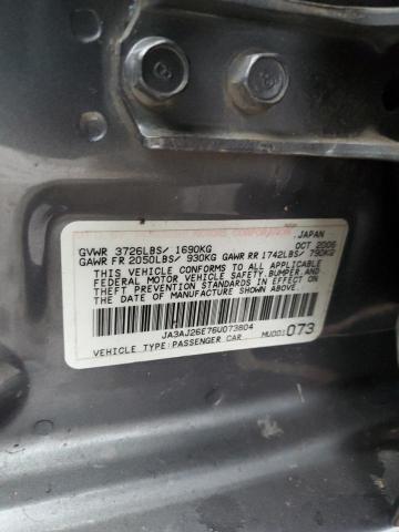 Photo 11 VIN: JA3AJ26E76U073804 - MITSUBISHI LANCER ES 