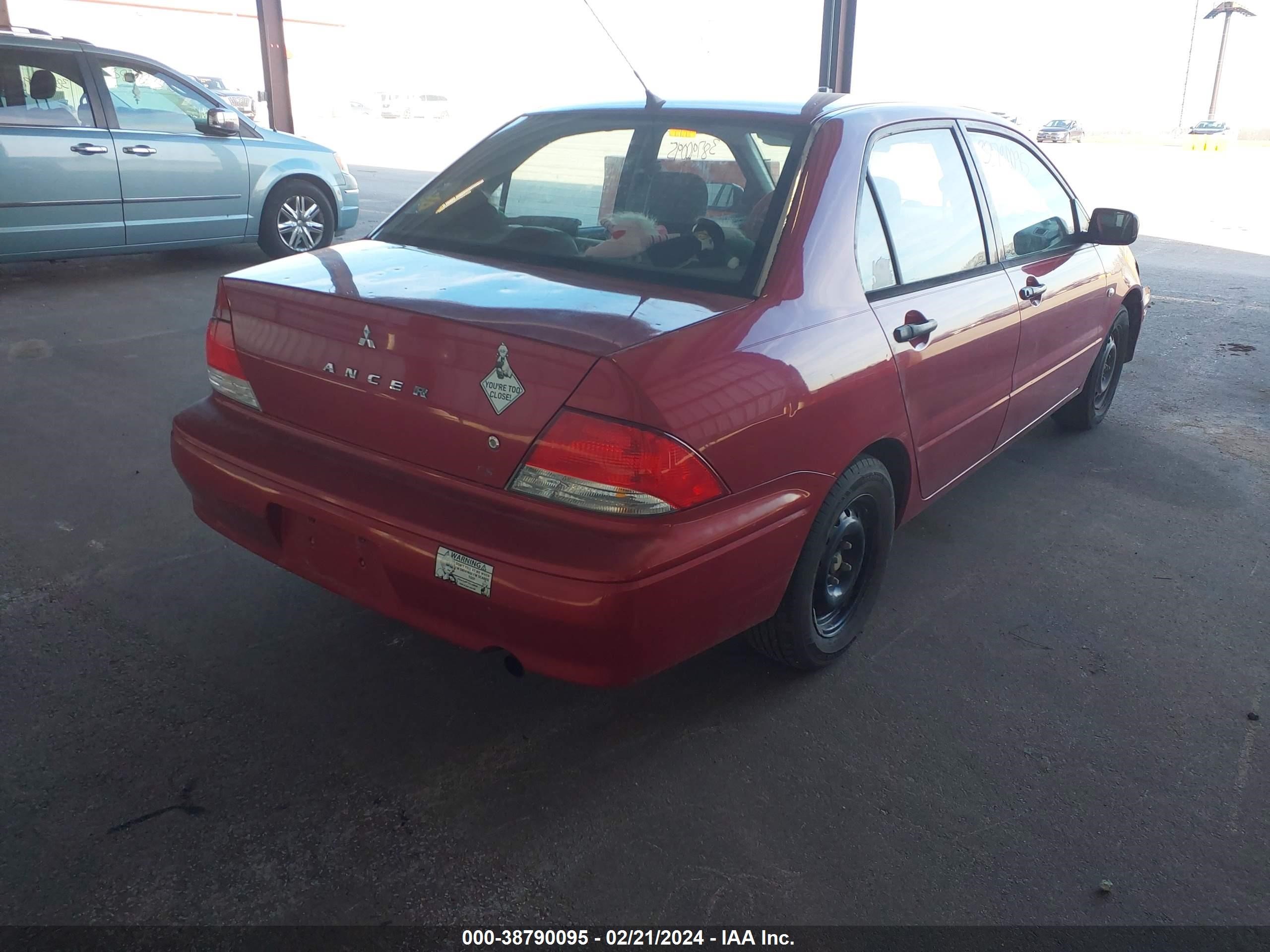 Photo 3 VIN: JA3AJ26E93U006245 - MITSUBISHI LANCER 