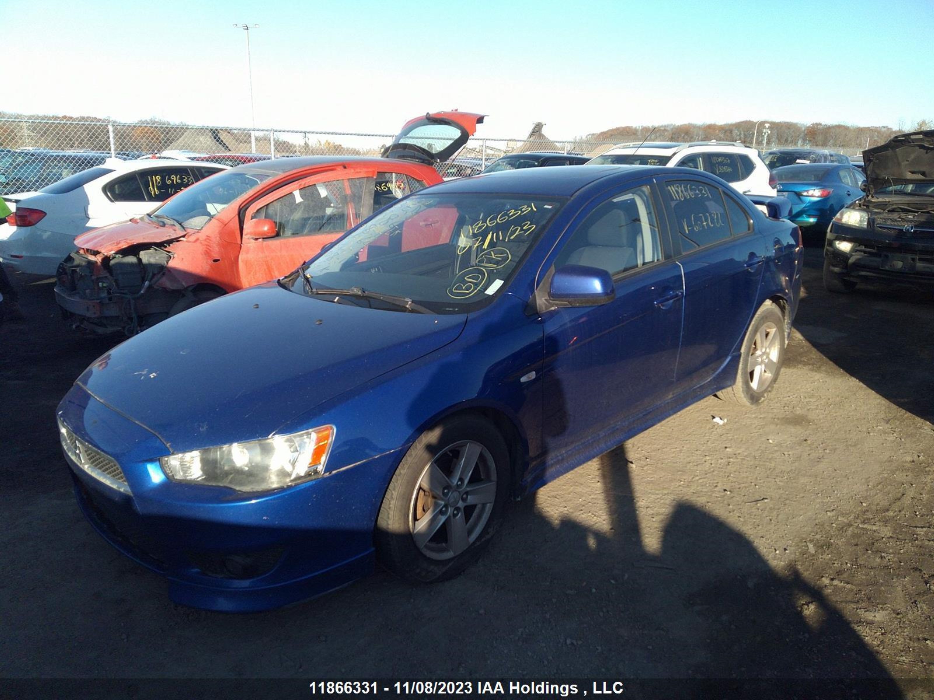 Photo 1 VIN: JA3AU26UX8U607282 - MITSUBISHI LANCER 