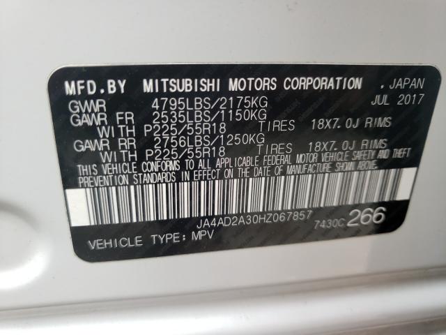 Photo 9 VIN: JA4AD2A30HZ067857 - MITSUBISHI OUTLANDER 