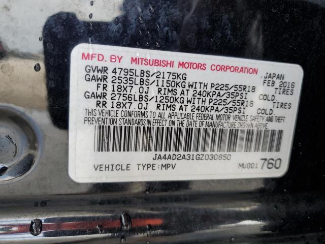 Photo 12 VIN: JA4AD2A31GZ030850 - MITSUBISHI OUTLANDER 