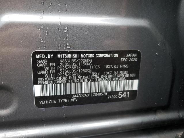 Photo 9 VIN: JA4AD2A31LZ048579 - MITSUBISHI OUTLANDER 