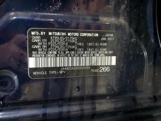 Photo 12 VIN: JA4AD2A32HZ030258 - MITSUBISHI OUTLANDER 