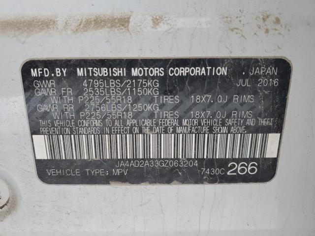 Photo 12 VIN: JA4AD2A33GZ063204 - MITSUBISHI OUTLANDER 