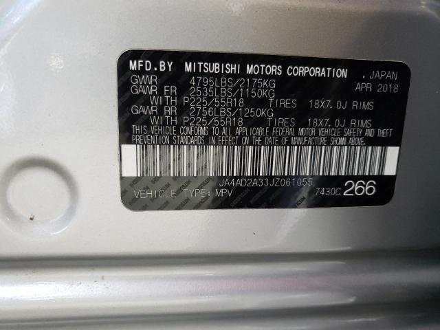 Photo 12 VIN: JA4AD2A33JZ061055 - MITSUBISHI OUTLANDER 