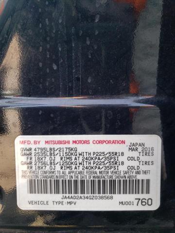 Photo 12 VIN: JA4AD2A34GZ038568 - MITSUBISHI OUTLANDER 