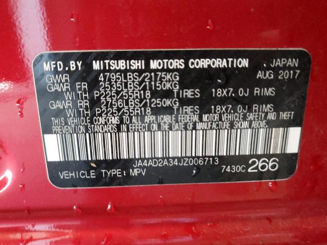 Photo 12 VIN: JA4AD2A34JZ006713 - MITSUBISHI OUTLANDER 