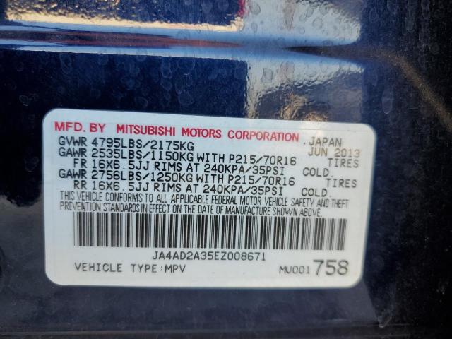 Photo 9 VIN: JA4AD2A35EZ008671 - MITSUBISHI OUTLANDER 