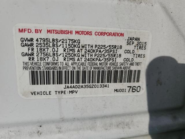 Photo 12 VIN: JA4AD2A35GZ013341 - MITSUBISHI OUTLANDER 