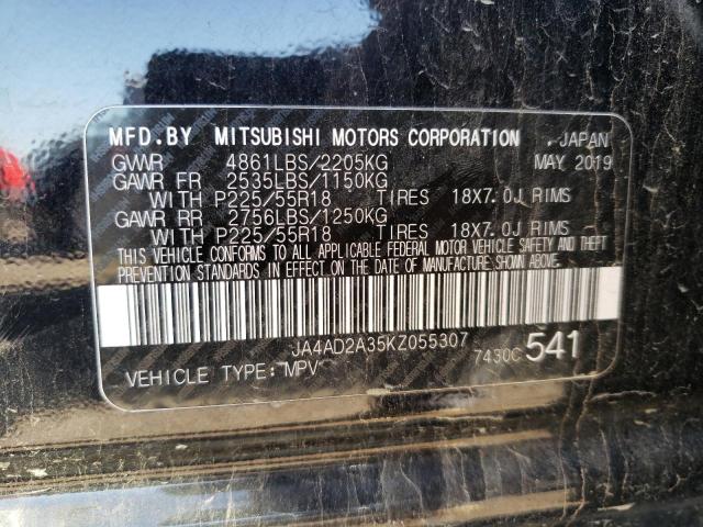 Photo 9 VIN: JA4AD2A35KZ055307 - MITSUBISHI OUTLANDER 