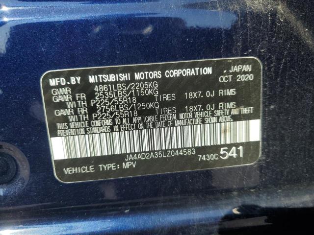 Photo 12 VIN: JA4AD2A35LZ044583 - MITSUBISHI OUTLANDER 