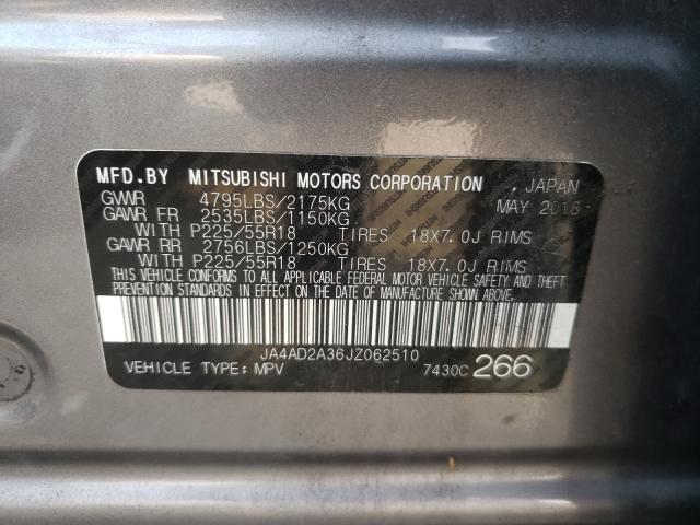 Photo 9 VIN: JA4AD2A36JZ062510 - MITSUBISHI OUTLANDER 