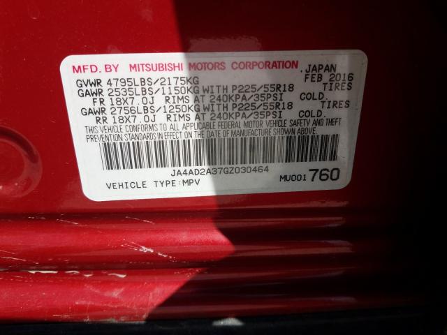 Photo 9 VIN: JA4AD2A37GZ030464 - MITSUBISHI OUTLANDER 