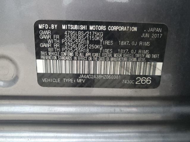 Photo 12 VIN: JA4AD2A38HZ060381 - MITSUBISHI OUTLANDER 