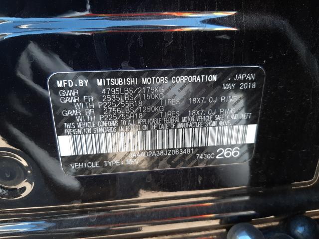 Photo 9 VIN: JA4AD2A38JZ063481 - MITSUBISHI OUTLANDER 