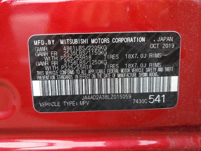 Photo 12 VIN: JA4AD2A38LZ015059 - MITSUBISHI OUTLANDER 