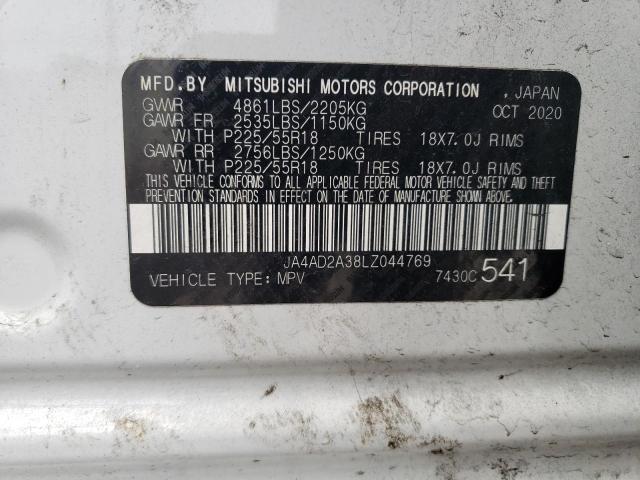 Photo 11 VIN: JA4AD2A38LZ044769 - MITSUBISHI OUTLANDER 