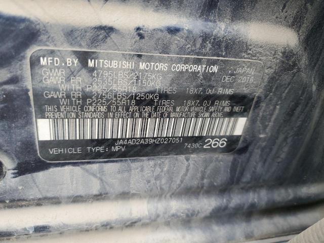 Photo 11 VIN: JA4AD2A39HZ027051 - MITSUBISHI OUTLANDER 