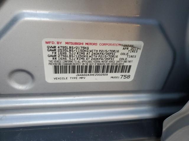 Photo 12 VIN: JA4AD2A3XEZ002509 - MITSUBISHI OUTLANDER 