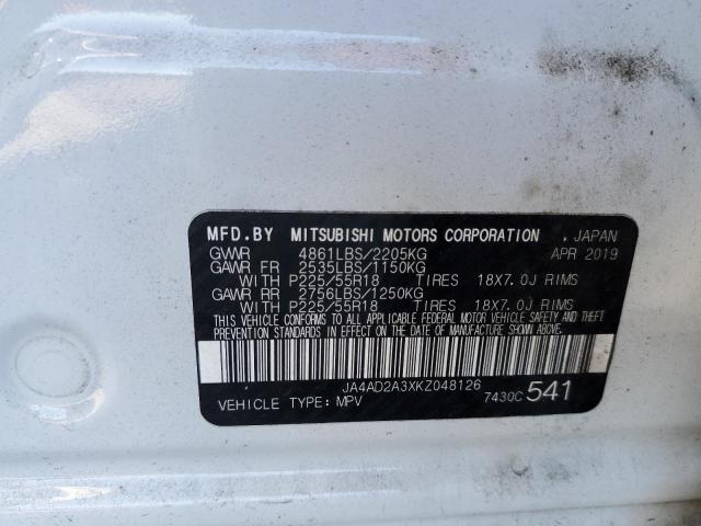 Photo 12 VIN: JA4AD2A3XKZ048126 - MITSUBISHI OUTLANDER 