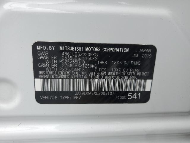 Photo 12 VIN: JA4AD2A3XLZ003107 - MITSUBISHI OUTLANDER 