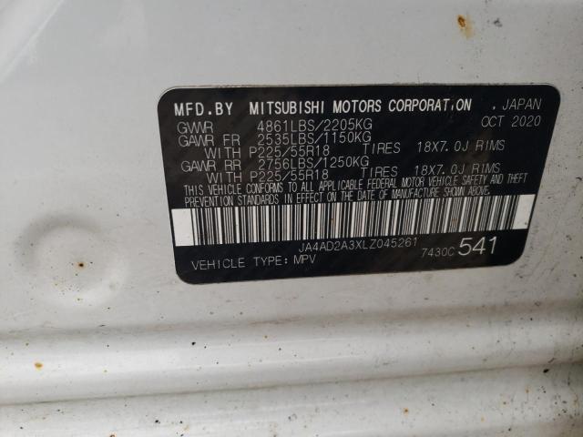 Photo 11 VIN: JA4AD2A3XLZ045261 - MITSUBISHI OUTLANDER 