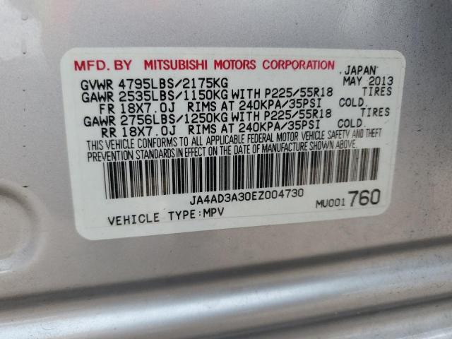 Photo 12 VIN: JA4AD3A30EZ004730 - MITSUBISHI OUTLANDER 