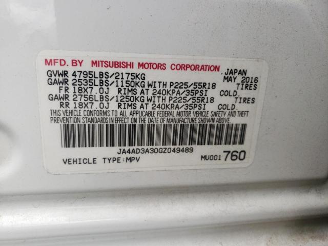 Photo 9 VIN: JA4AD3A30GZ049489 - MITSUBISHI OUTLANDER 