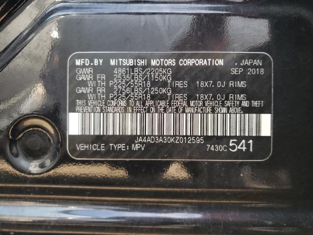 Photo 11 VIN: JA4AD3A30KZ012595 - MITSUBISHI OUTLANDER 