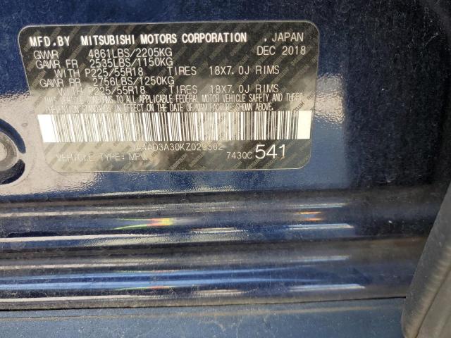 Photo 13 VIN: JA4AD3A30KZ029302 - MITSUBISHI OUTLANDER 