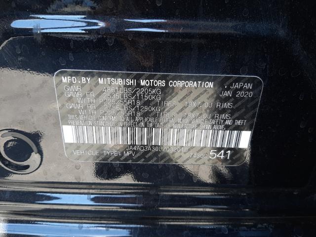 Photo 9 VIN: JA4AD3A30LZ032010 - MITSUBISHI OUTLANDER 