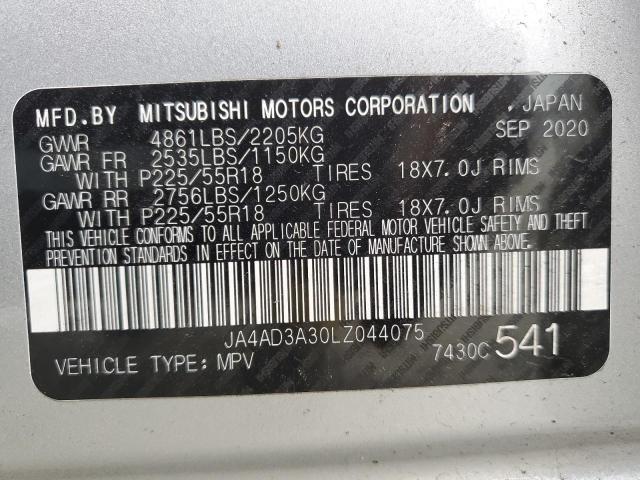 Photo 13 VIN: JA4AD3A30LZ044075 - MITSUBISHI OUTLANDER 