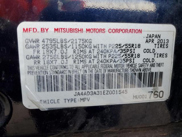 Photo 11 VIN: JA4AD3A31EZ001545 - MITSUBISHI OUTLANDER 