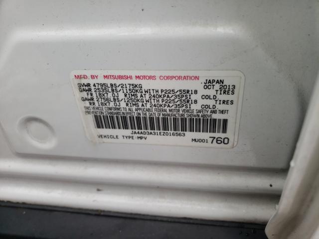 Photo 9 VIN: JA4AD3A31EZ016563 - MITSUBISHI OUTLANDER 